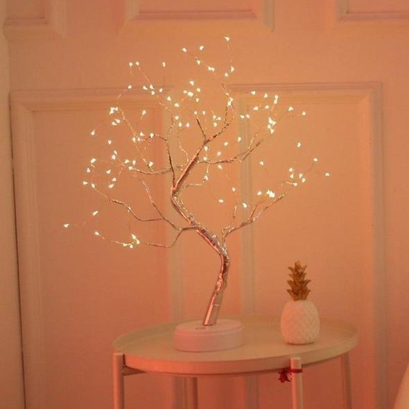 LED Boom Tafellamp met Flexibele Takken en Warm Wit Licht
