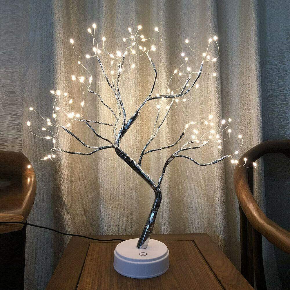 LED Boom Tafellamp met Flexibele Takken en Warm Wit Licht