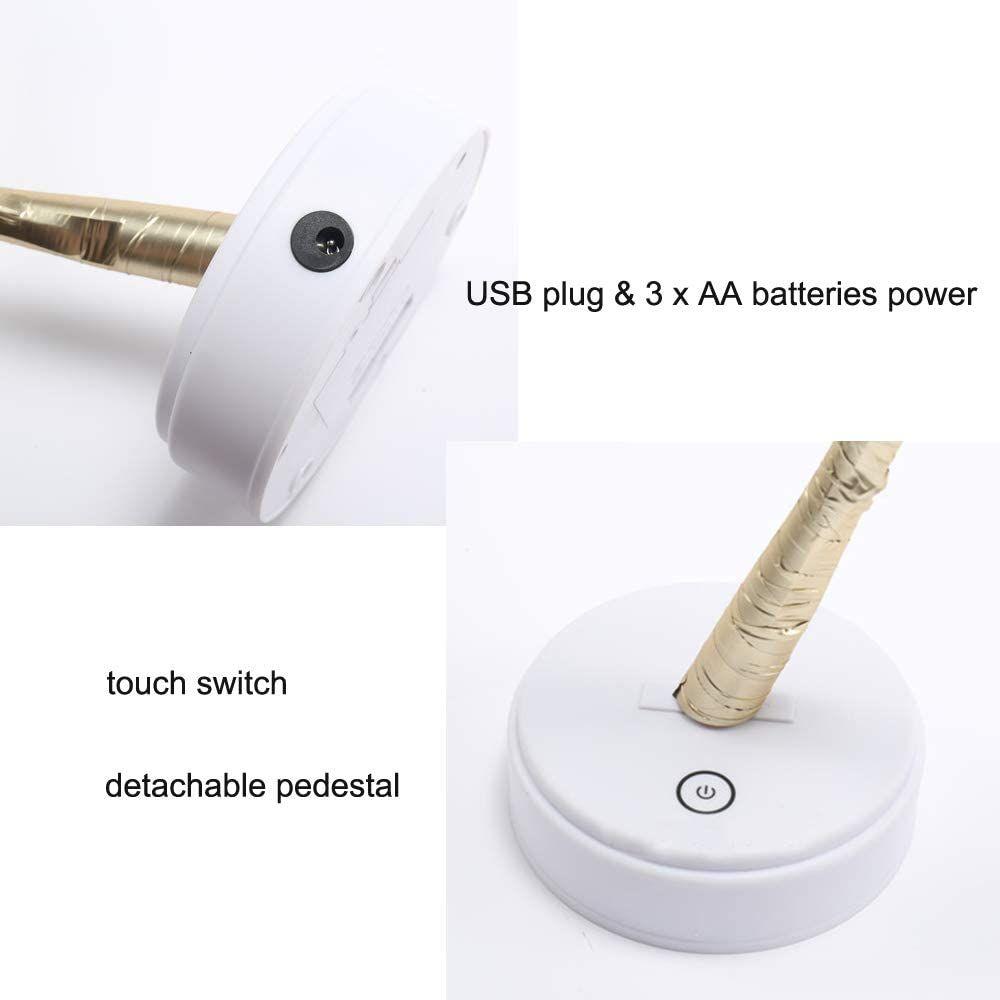LED Boom Tafellamp met Flexibele Takken en Warm Wit Licht