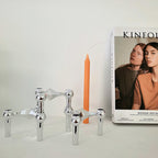 Moderne Metalen Kandelaar Set Design Kaarsenhouder voor Tafel