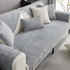 Antislip Chenille Bankhoes met Gestreept Design en Elastische Pasvorm
