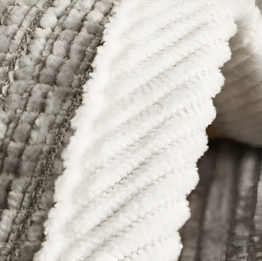 Antislip Chenille Bankhoes met Gestreept Design en Elastische Pasvorm