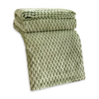 Pluche Fleece Deken met Structuur en Zacht Design
