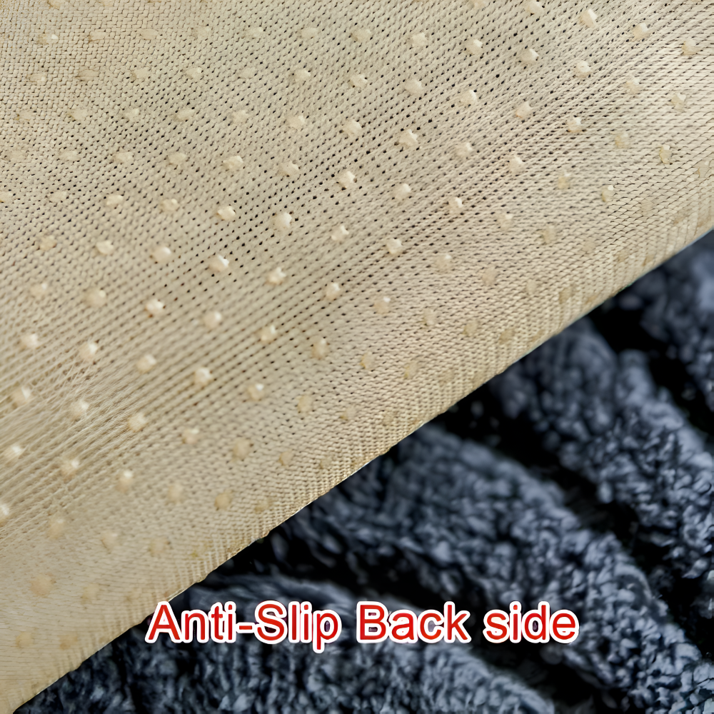Antislip Velours Bankhoes met Geometrisch Patroon en Zachte Textuur