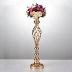 Set van 3 Gouden Kandelaars van Metaal met Luxe Design