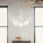 Moderne Glazen Bubble Hanglamp met Meerdere Bollen en Verstelbare