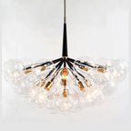 Moderne Glazen Bubble Hanglamp met Meerdere Bollen en Verstelbare