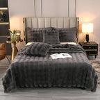 Pluche Fleece Deken met Extra Zachte Textuur en Luxe Design