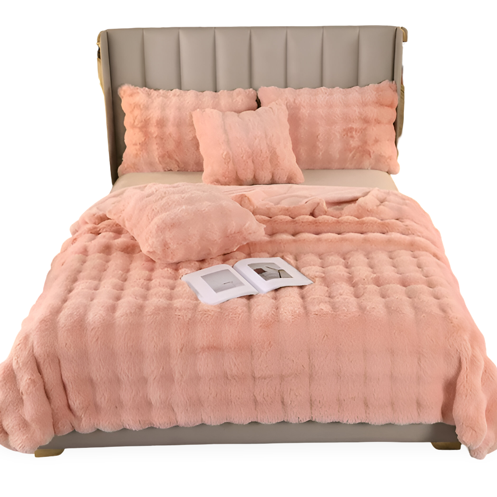 Pluche Fleece Deken met Extra Zachte Textuur en Luxe Design