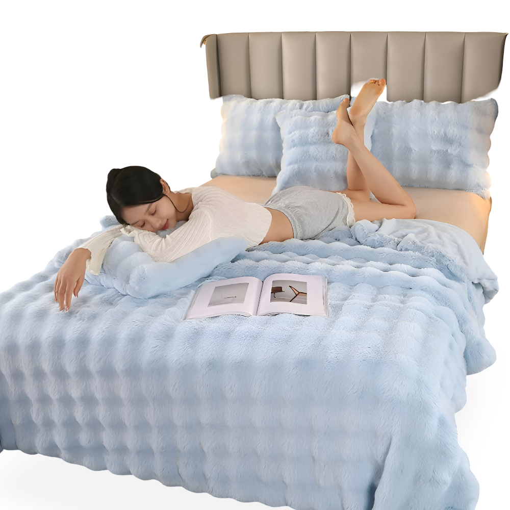 Pluche Fleece Deken met Extra Zachte Textuur en Luxe Design