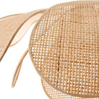 Rotan Hanglamp met Bloemvormige Kap en Verstelbare Ophanging