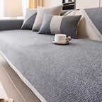 Antislip Bankhoes met Structuurstof en Effen Design