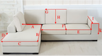 Antislip Bankhoes met Structuurstof en Effen Design