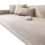 Antislip Bankhoes met Structuurstof en Effen Design