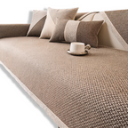 Antislip Bankhoes met Structuurstof en Effen Design