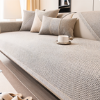 Antislip Bankhoes met Structuurstof en Effen Design