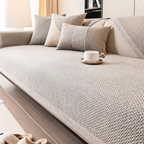 Antislip Bankhoes met Structuurstof en Effen Design