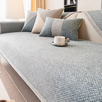 Antislip Bankhoes met Structuurstof en Effen Design