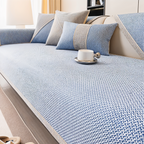 Antislip Bankhoes met Structuurstof en Effen Design