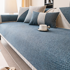 Antislip Bankhoes met Structuurstof en Effen Design