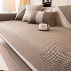 Antislip Bankhoes met Structuurstof en Effen Design