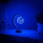 Maan Tafellamp met LED Lichtbol en Warme Verlichting