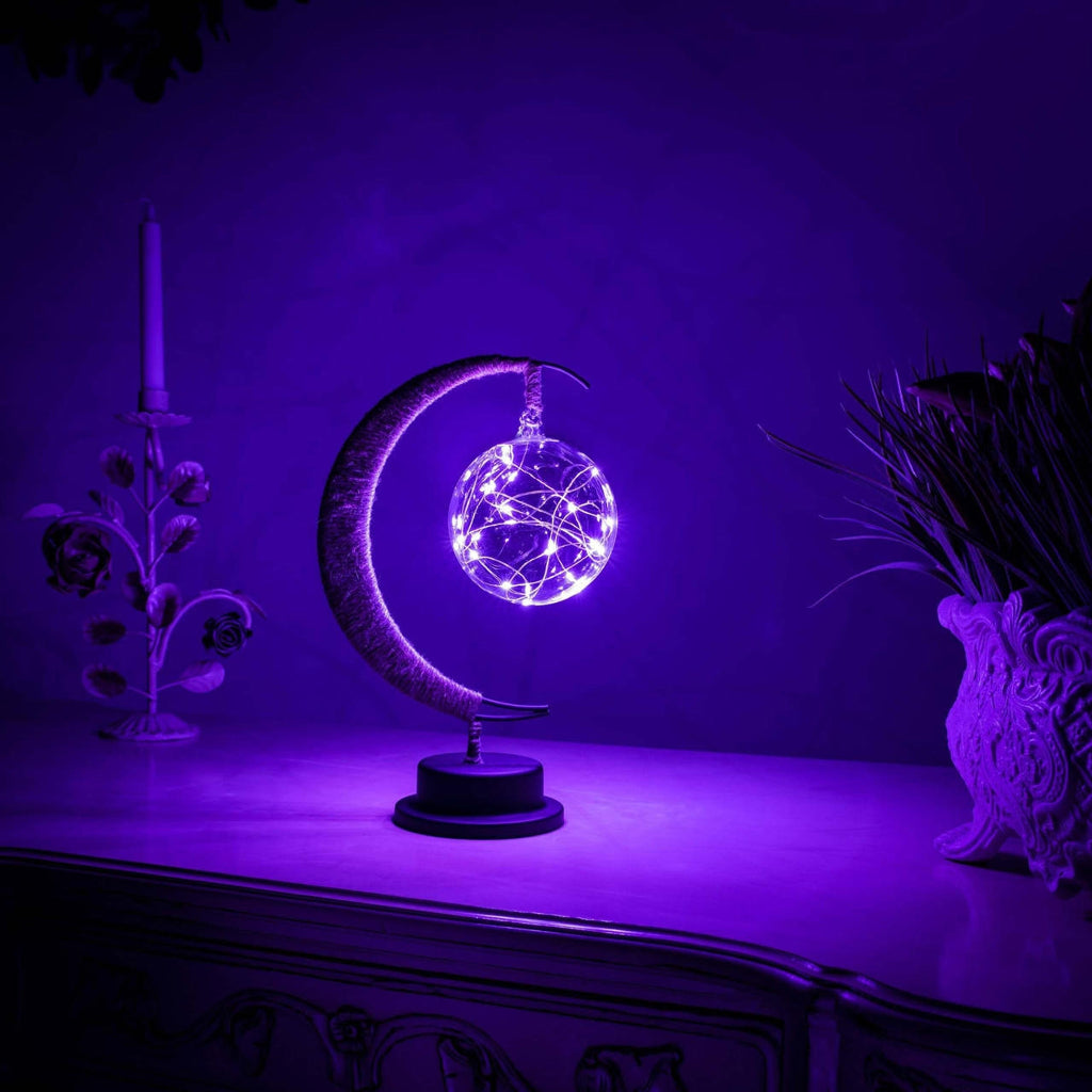 Maan Tafellamp met LED Lichtbol en Warme Verlichting